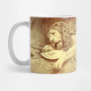 Dying Lion of Luzern - Löwendenkmal Mug